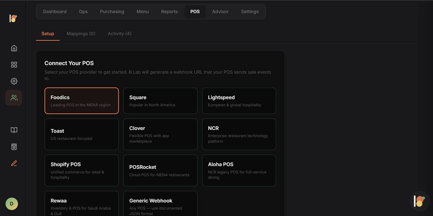 Eleven POS providers to connect